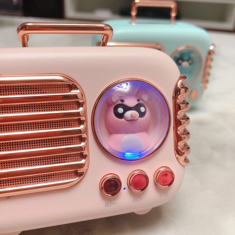 Loa Tivi mini DW02 | loa bluetooth tivi dễ thương âm trong thiết kế đẹp, pin bền