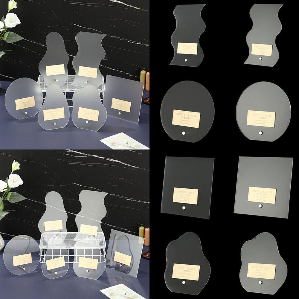 Kệ Trưng Bày Móng Tay Siêu Nhẹ Chuyên Nghiệp Mờ / Matte ​ Bảng Trưng Bày Móng Tay Bằng Acrylic Trong Suốt