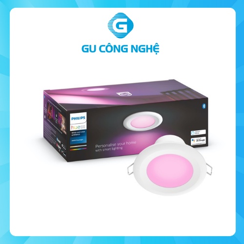 Philips Hue Akari Downlight – Đèn LED âm trần cao cấp 16 triệu màu