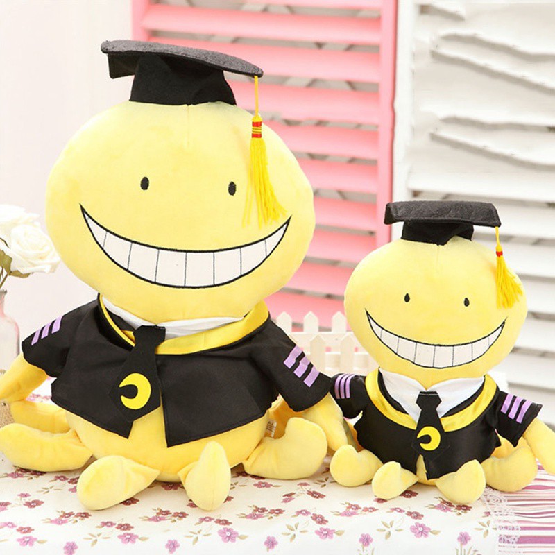 Thú Nhồi Bông Hình Nhân Vật Ansatsu Kyoushitsu Koro Sensei Trong Lớp Học Ám Sát