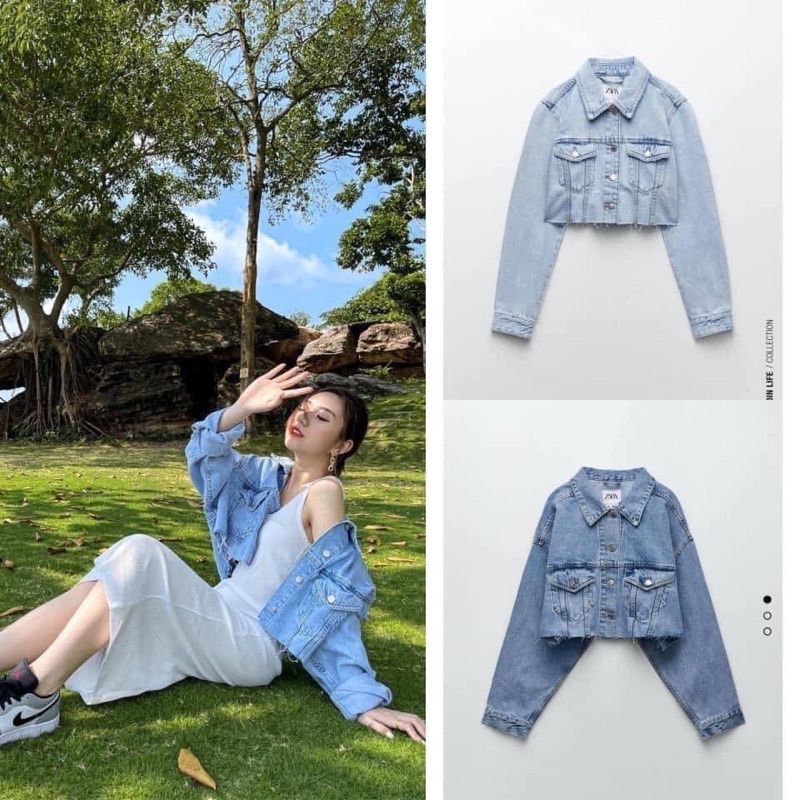 ÁO KHOÁC DENIM ZARA AUTHENTIC TUỒN STORE