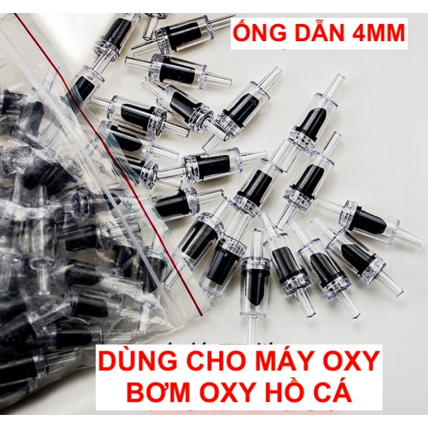 2 cái van một chiều dẫn khí cho máy bơm oxy hồ cá ngăn chặn dòng nước chảy ngược - LK0089