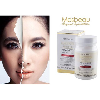 (Auth+ Date New)Viên Uống Trắng Da & Ngừa Nám Mosbeau Placenta White Advanced
