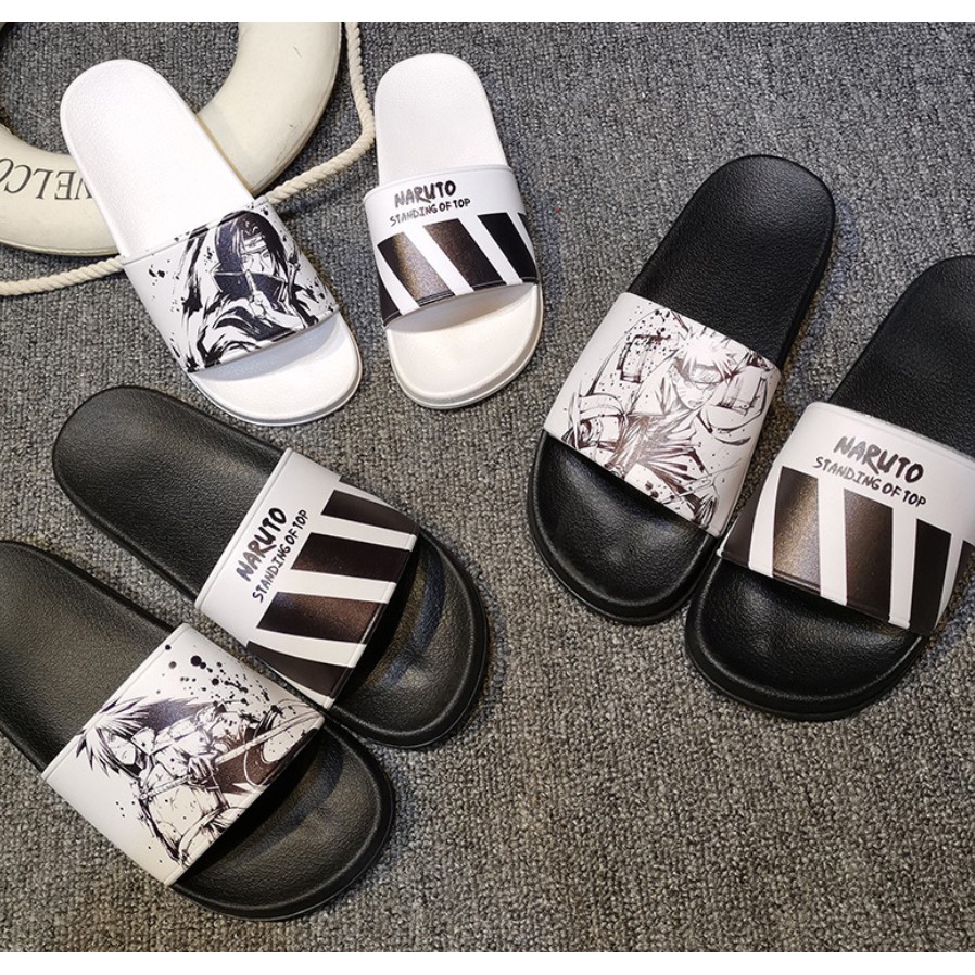 Giày Sneakers JYs. Dép Cao Su Xỏ Ngón Hình Anime NARUTO Nhật Bản Cho Nam #Zz19 (Với Một SIze