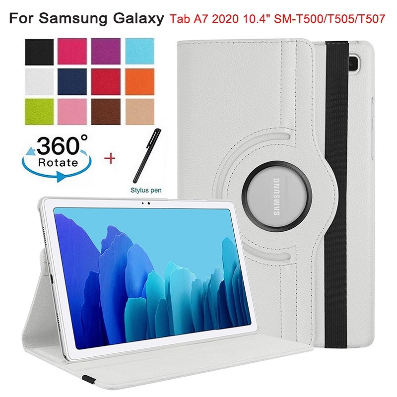 Ốp Máy Tính Bảng Có Giá Đỡ Xoay 360 Độ Cho Samsung Galaxy Tab A7 10.4 inch(2020) A7 Lite 8.7'' 2021 SM-T550/T505/507