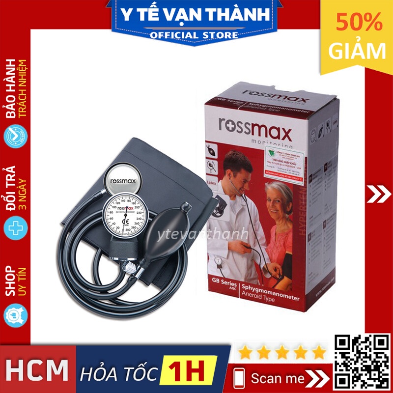 ✅ [HÀNG CTY] Máy Đo Huyết Áp Cơ: Rossmax (Rosmax) (Tặng Ống Nghe Chính Hãng) -VT0498