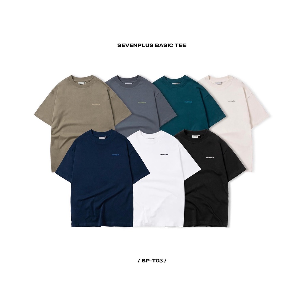 Áo thun tay lỡ G1SHOP vải coton dày dặn, co dãn, form rộng - SevenPlus