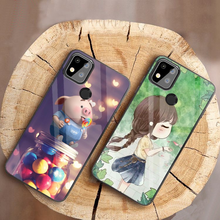 Ốp Lưng XIAOMI Redmi 9C, REDMI 10A mặt kính cường lực cao cấp