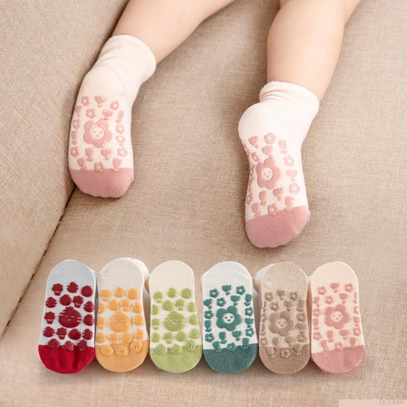 Tất chống trượt họa tiết trái cây hoạt hình dễ thương cho bé