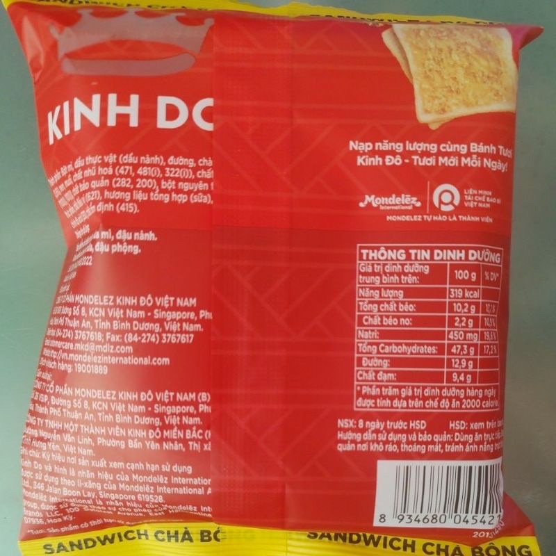 COMBO 10 CÁI BÁNH MÌ TƯƠI SANDWICH RUỐC KINH ĐÔ HSD:7-9 NGÀY