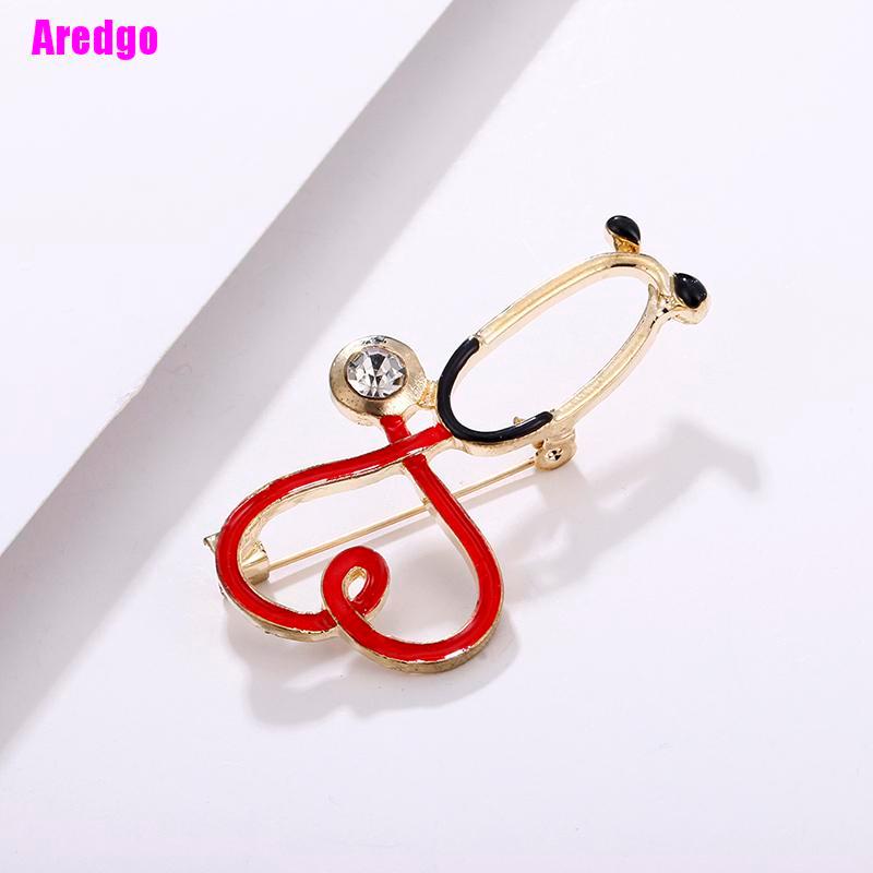 Trâm Cài Áo Hình Ống Nghe Nhịp Tim Thời Trang