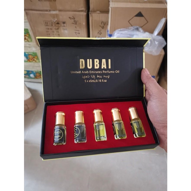 Set nước hoa dubai 5c mini 6ml