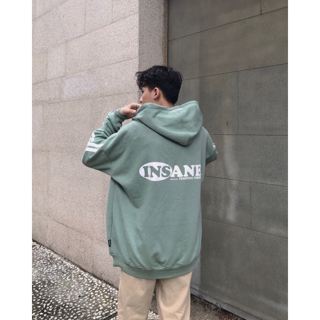 Áo Khoác Hoodie Zip INSANE l Essential Hoodie Zip