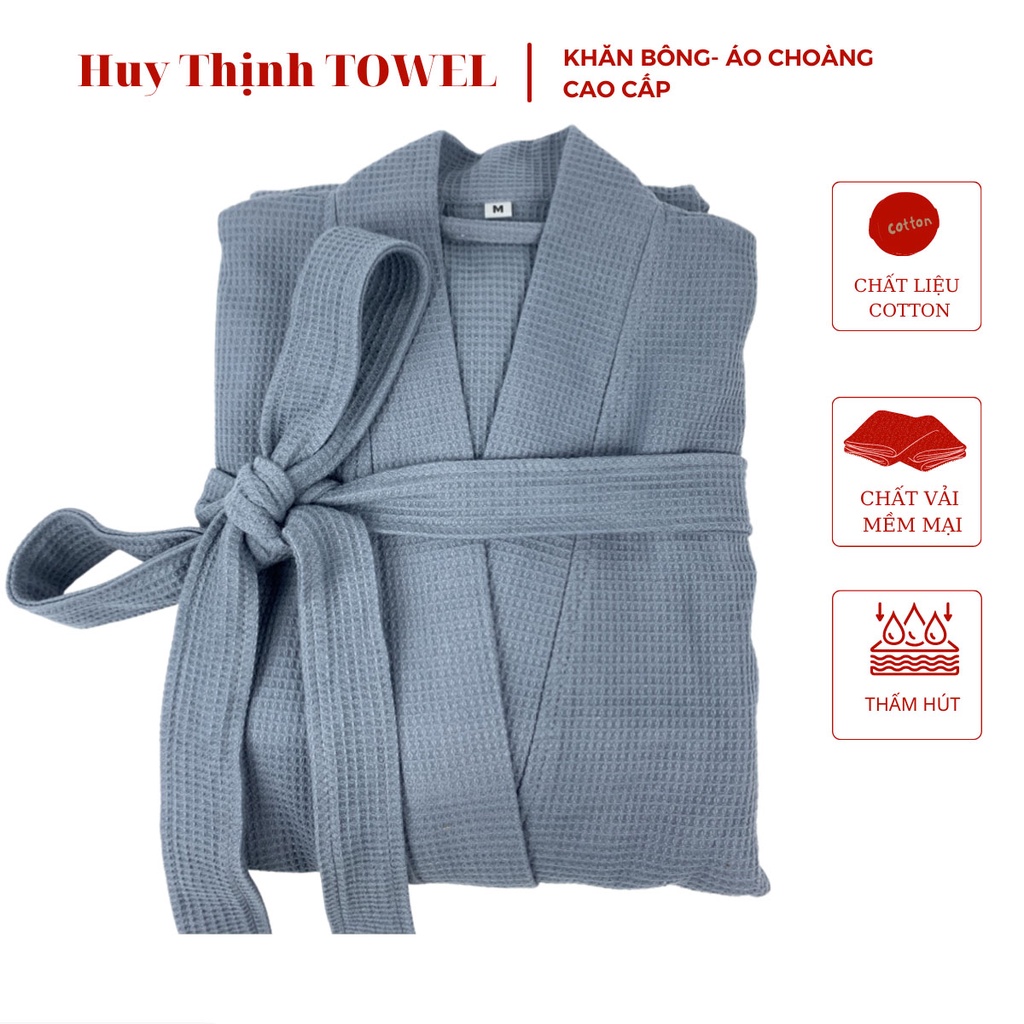 Áo choàng tắm khách sạn,áo choàng ngủ cao cấp, đủ màu, đủ size, 100% chất cotton tổ ong đẹp