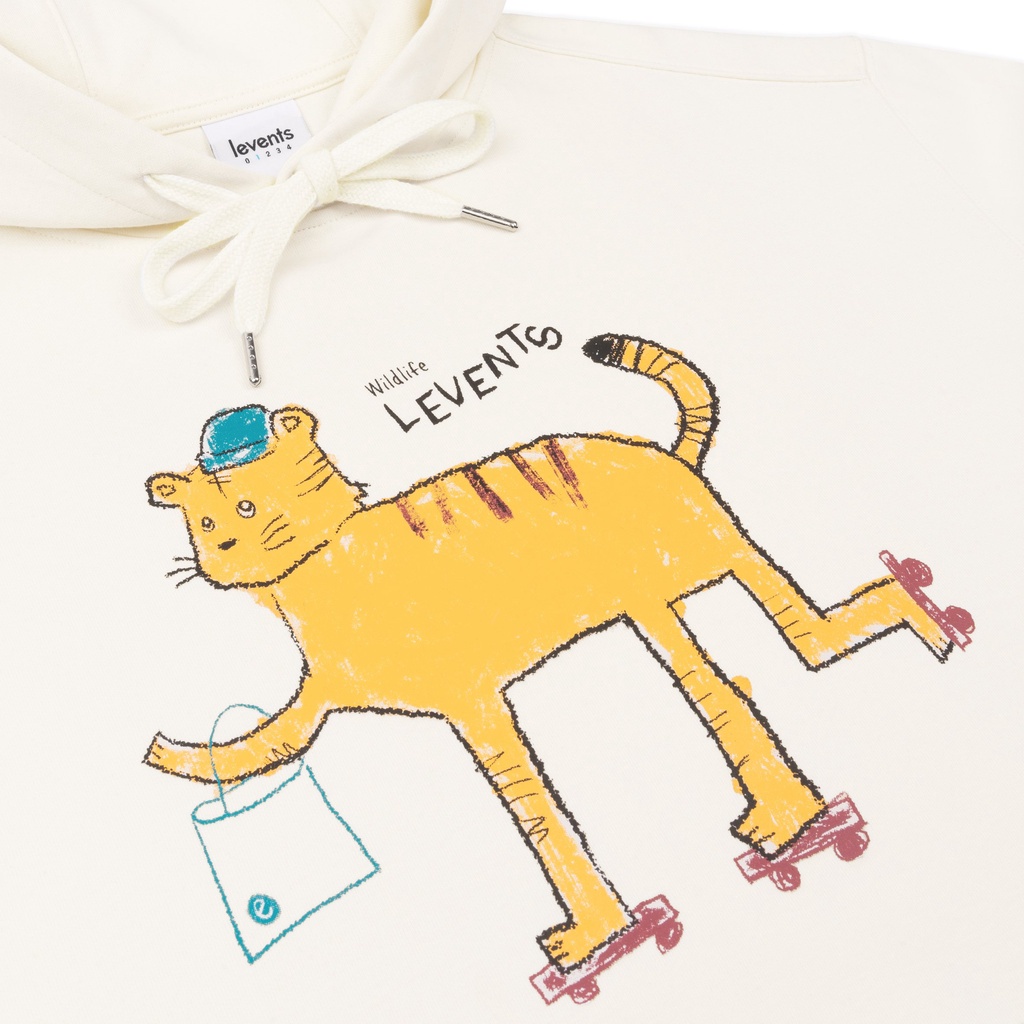 Áo thun Levents"MY ANIMALS" Series Hổ/ Cream Local Brand Son.Saigon