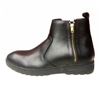 Giày chelsea boots cổ lửng da bò thật chính hãng