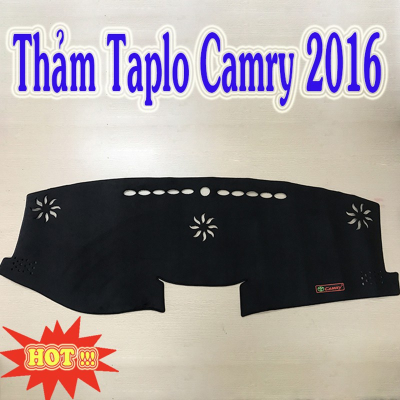 Thảm taplo lông cừu theo xe Camry 2016 2017 2018 2019