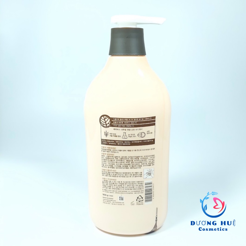 Sữa tắm dưỡng thể Happy bath 900ml Hàn Quốc (Chính Hãng)