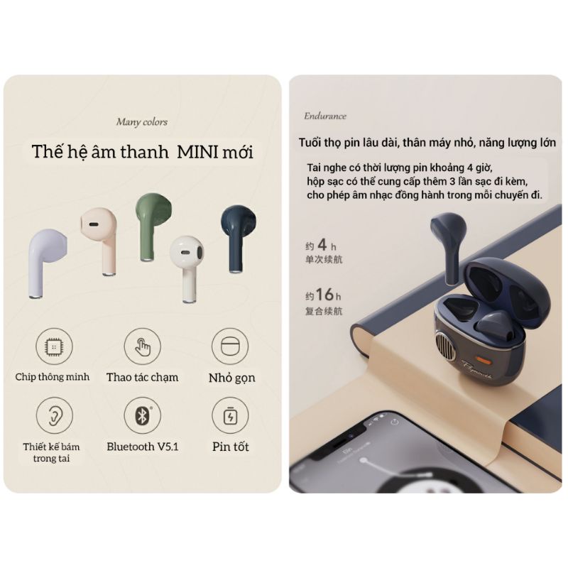 ORDER TAI NGHE BLUETOOTH LIBERFEEL CỔ ĐIỂN NỘI ĐỊA TRUNG