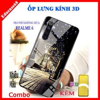 (COMBO ốp lưng )1 ốp lưng điện thoại REALME 6 và 1 kính cường lực full màn hình REALME 6, Có kèm video sản phẩm