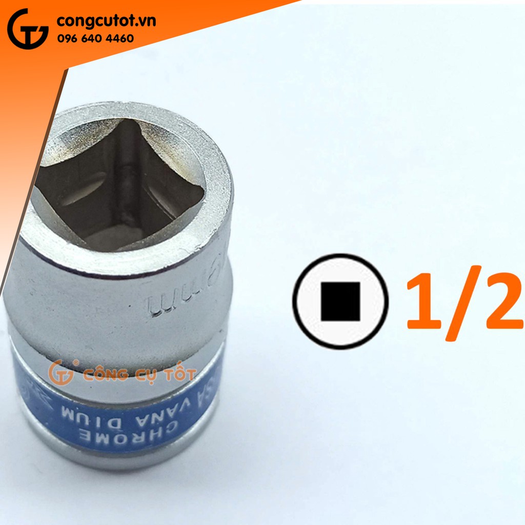 Bộ khẩu 10-24mm cần cong thép 50BV30 giàu Crôm hiệu NEWSKILL CL1270