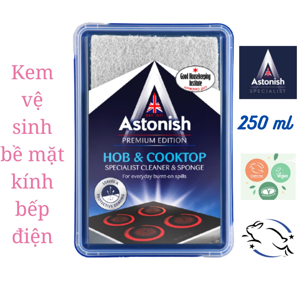 Kem vệ sinh mặt kính bếp điện Astonish C8630