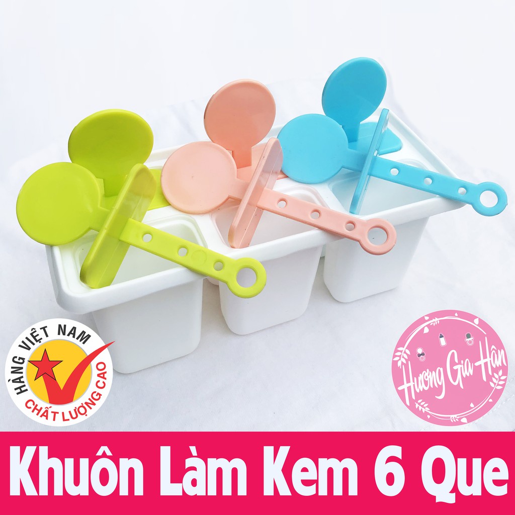 Set 6 Khuôn Kem Nhựa Que Rời No.5617