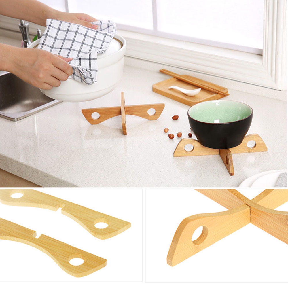 Đế lót nồi cách nhiệt có thể tháo rời tiện lợi