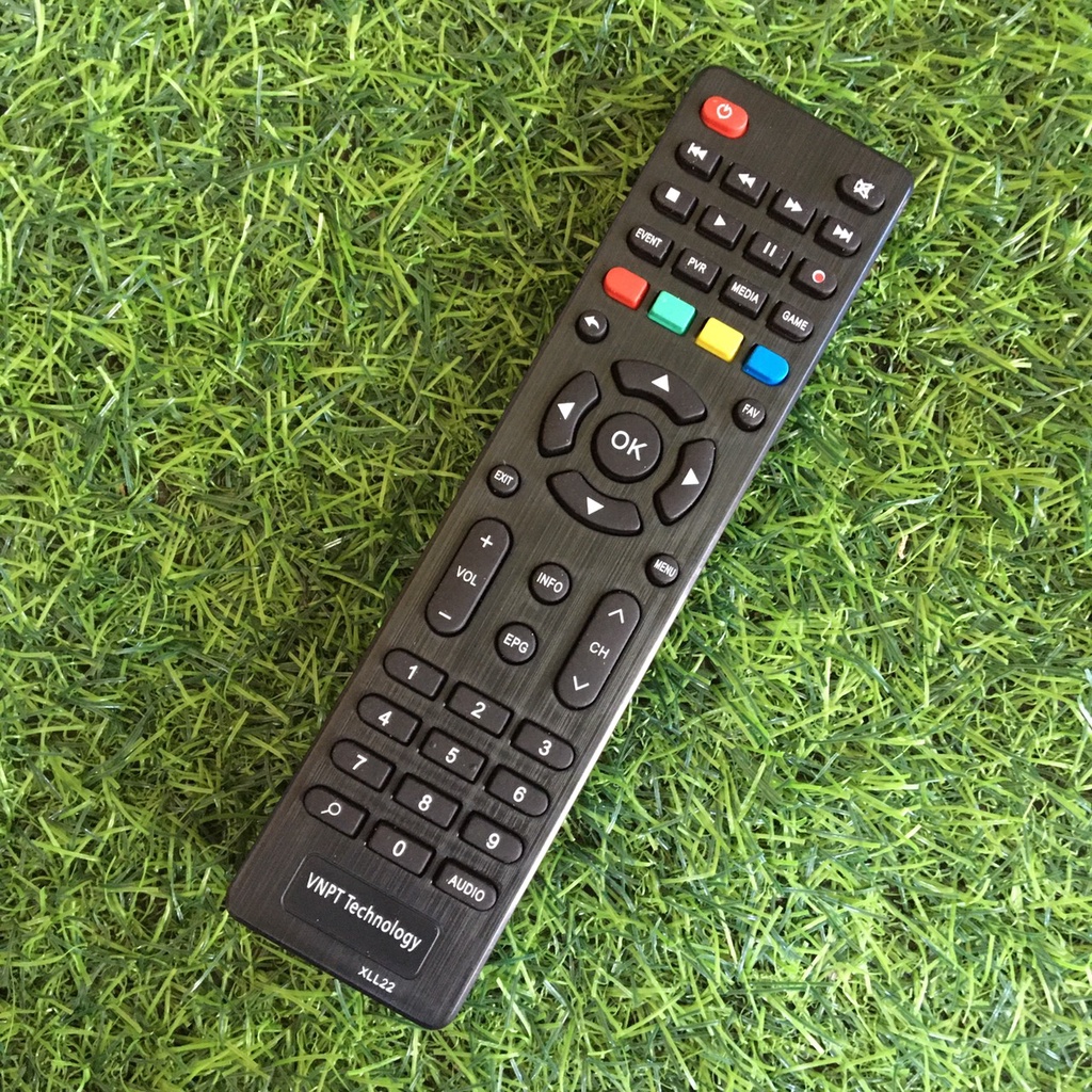 Điều khiển VNPT Technology XLL22 - Điều khiển có nút nguồn màu đỏ - Tặng kèm pin và bảo hành 3 tháng