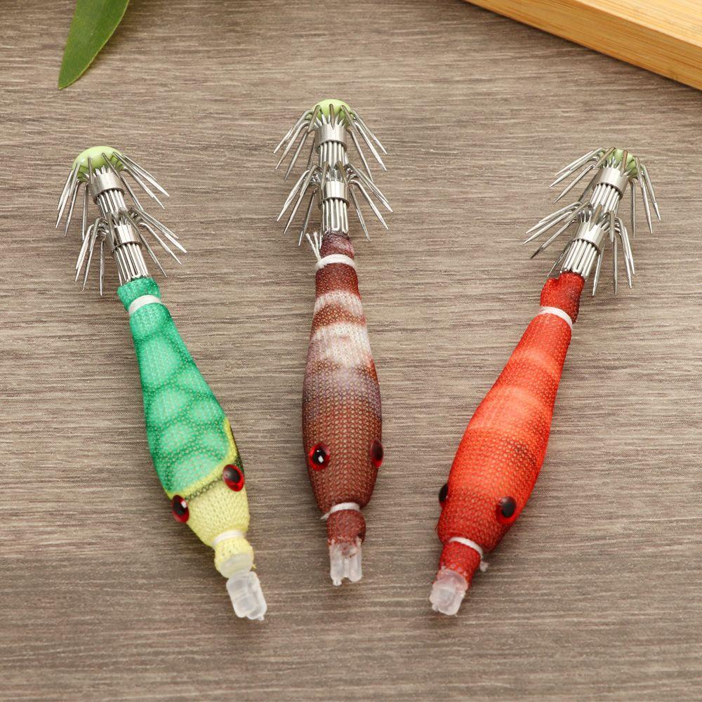 Set 5 Mồi Câu Cá Giả Hình Con Mực Mềm 3.3g 60mm