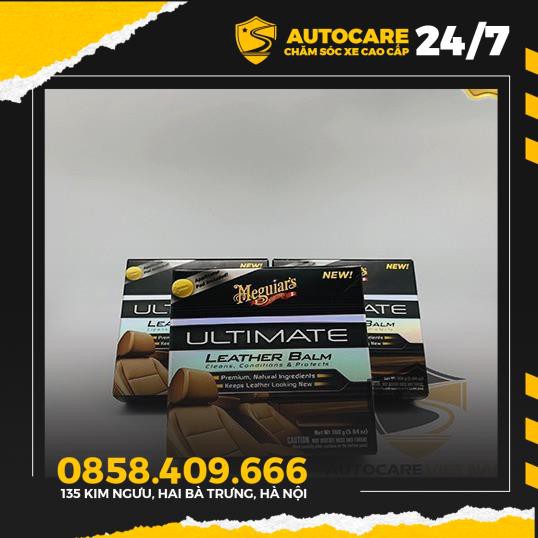 Meguiar's Ultimate Leather Balm sáp dưỡng da nội thất ô tô Autocare Việt Nam