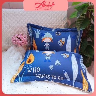 Vỏ gối cotton trần bông ABUBU loại 1 kích thước 45x65 cm
