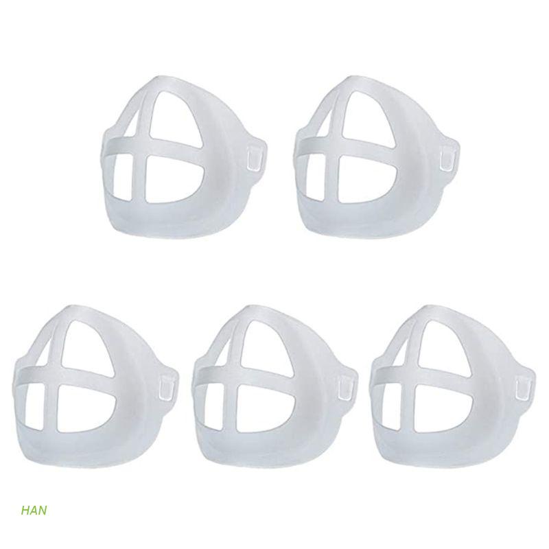 [Hàng mới về] Set 5 khung đỡ khẩu trang thoáng khí bảo vệ môi chuyên dụng