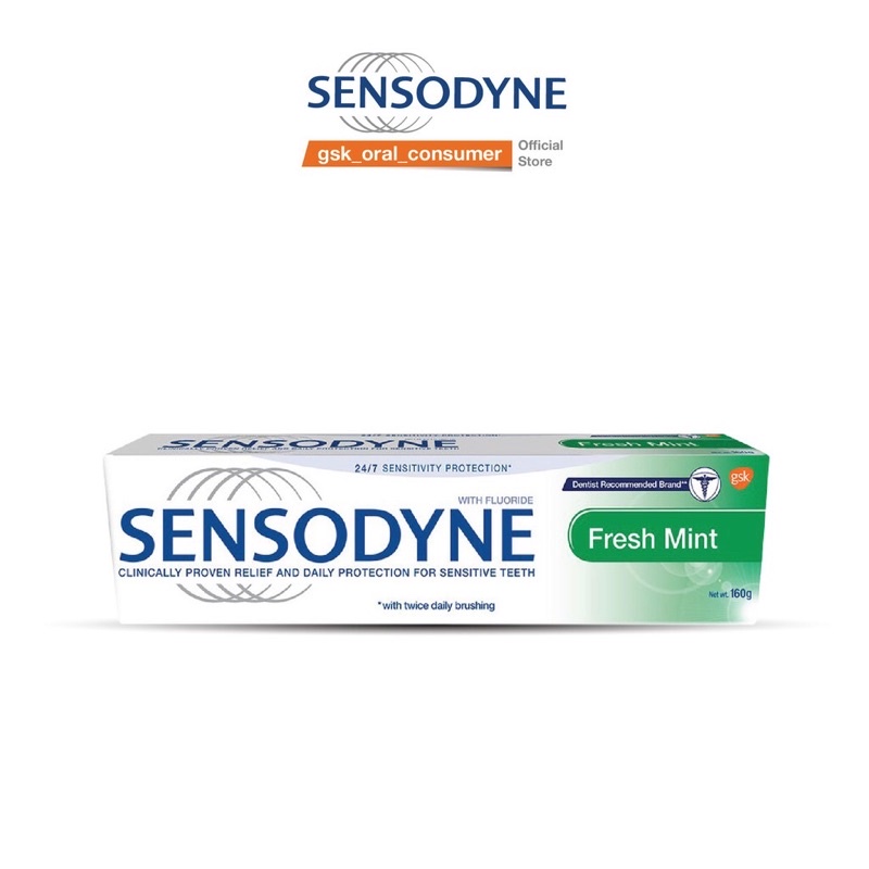 Kem đánh răng SENSODYNE Fresh Mint 160g ( Giảm triệu chứng ê buốt)