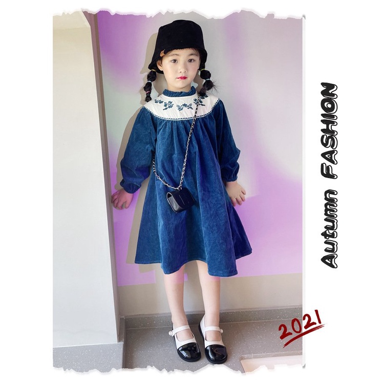 Giày bệt bé gái  - Giày da cho bé phong cách Hàn Quốc da trơn bóng PU mềm mại xinh xắn có quai dán fankahao  A7