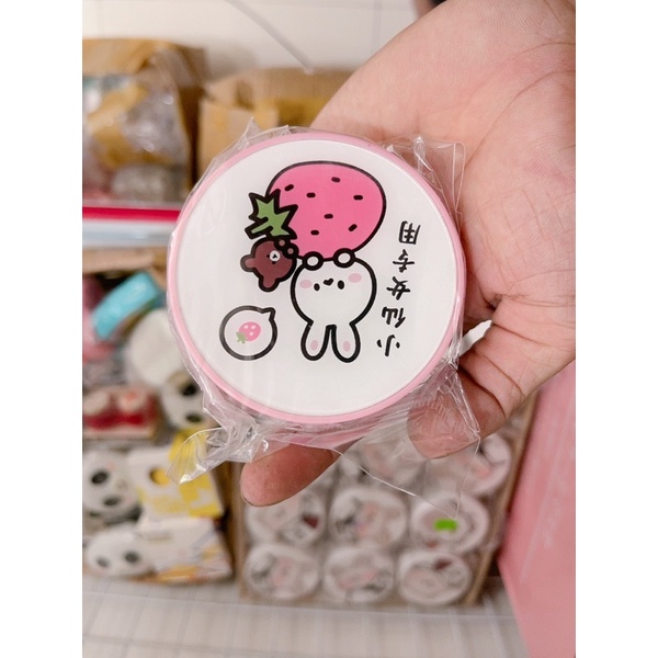 Khay tròn đựng lens dâu kute + các kiểu