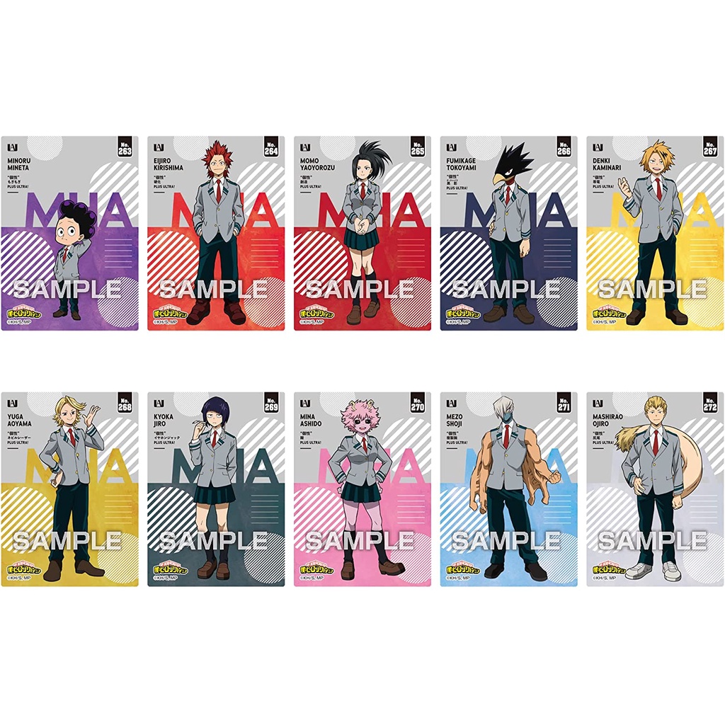 Gói Thẻ Nhân Phẩm Boku No Hero Academia Clear Card Vol 5