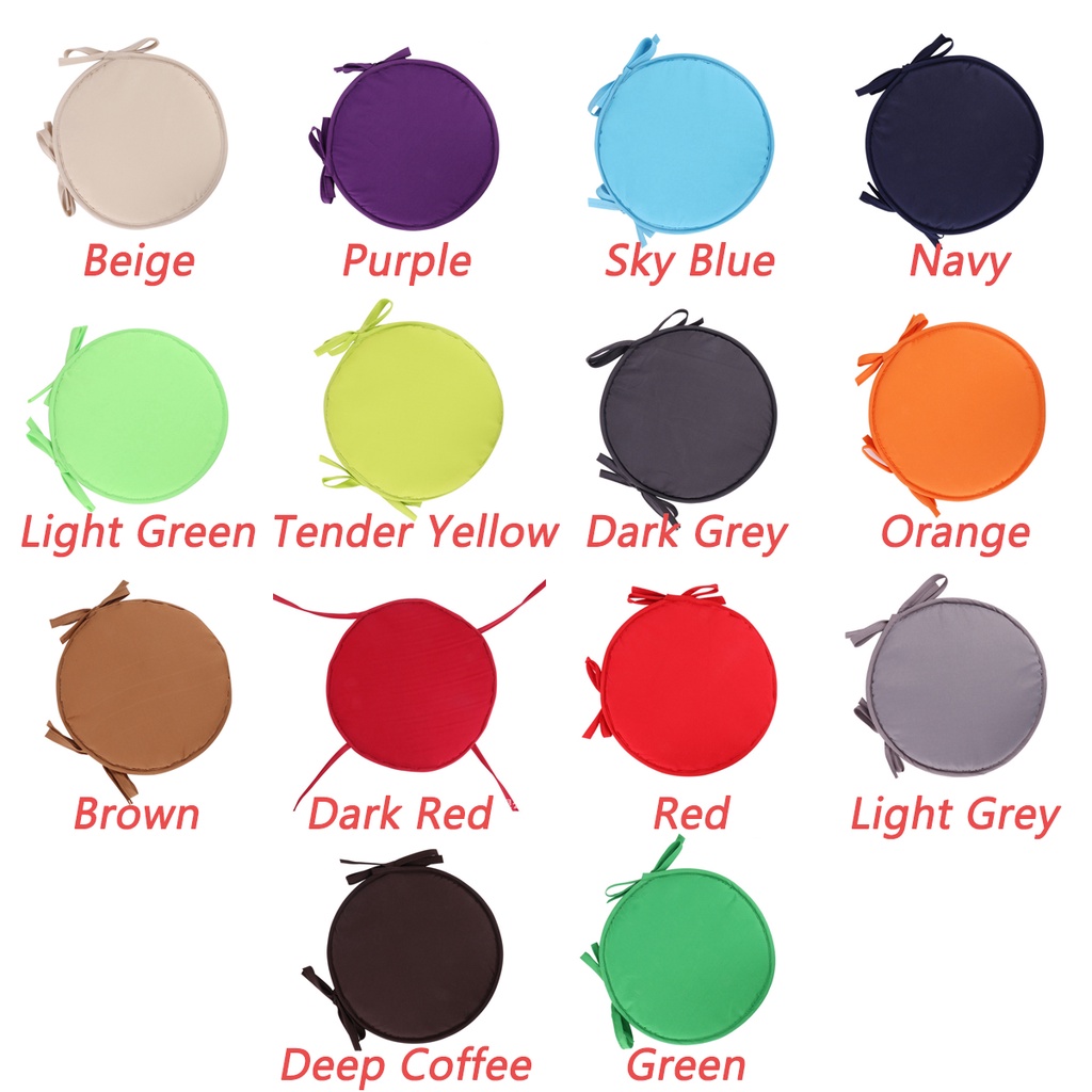 Đệm tròn lót ghế ngồi êm ái 2 kích thước nhiều màu sắc