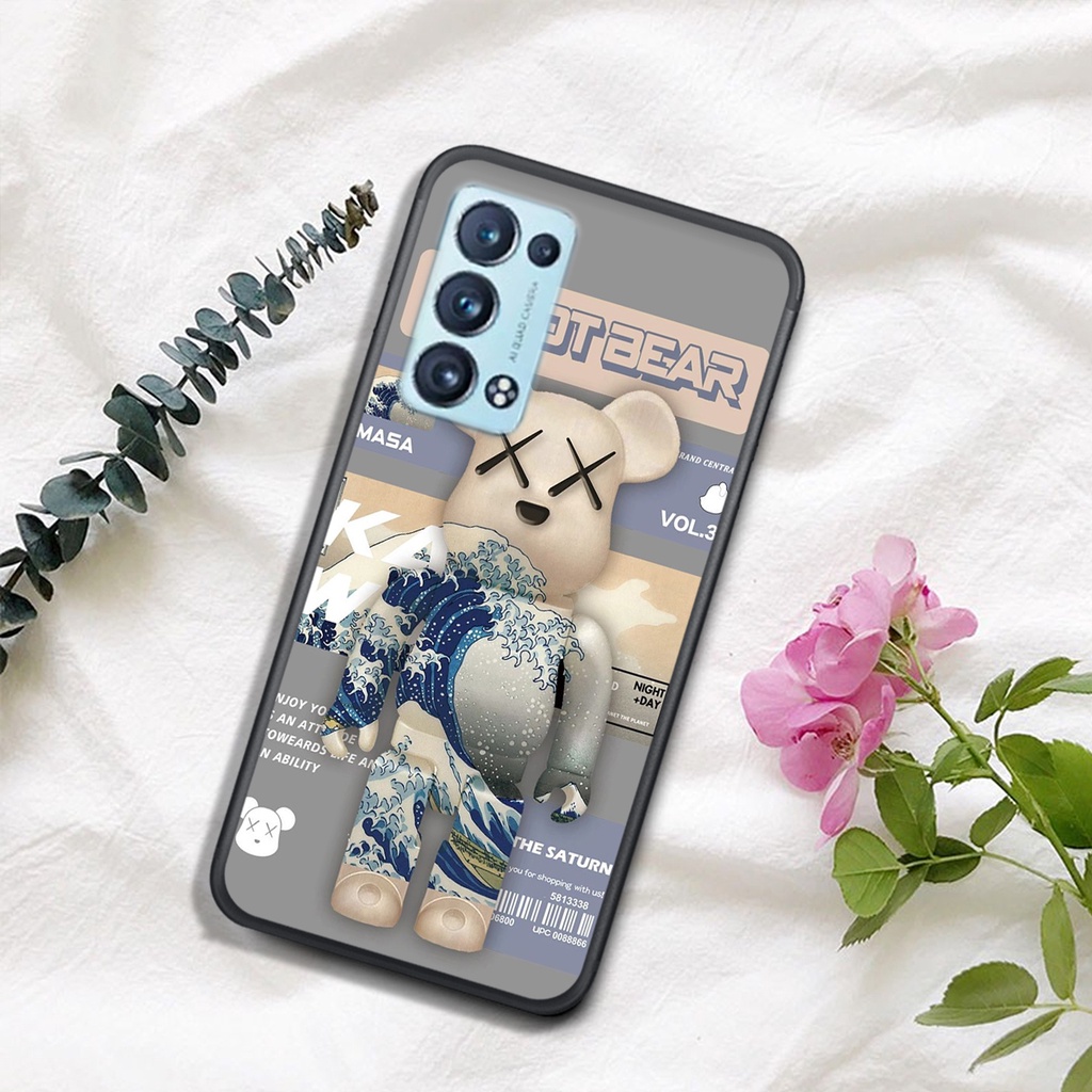 [HOT]ỐP OPPO RENO 6 4G - RENO 6 5G- RENO 6Z - A95 4G - A95 5G - A16  , In Hình Gấu Robot họa tiết L-V màu sắc cực đẹp.