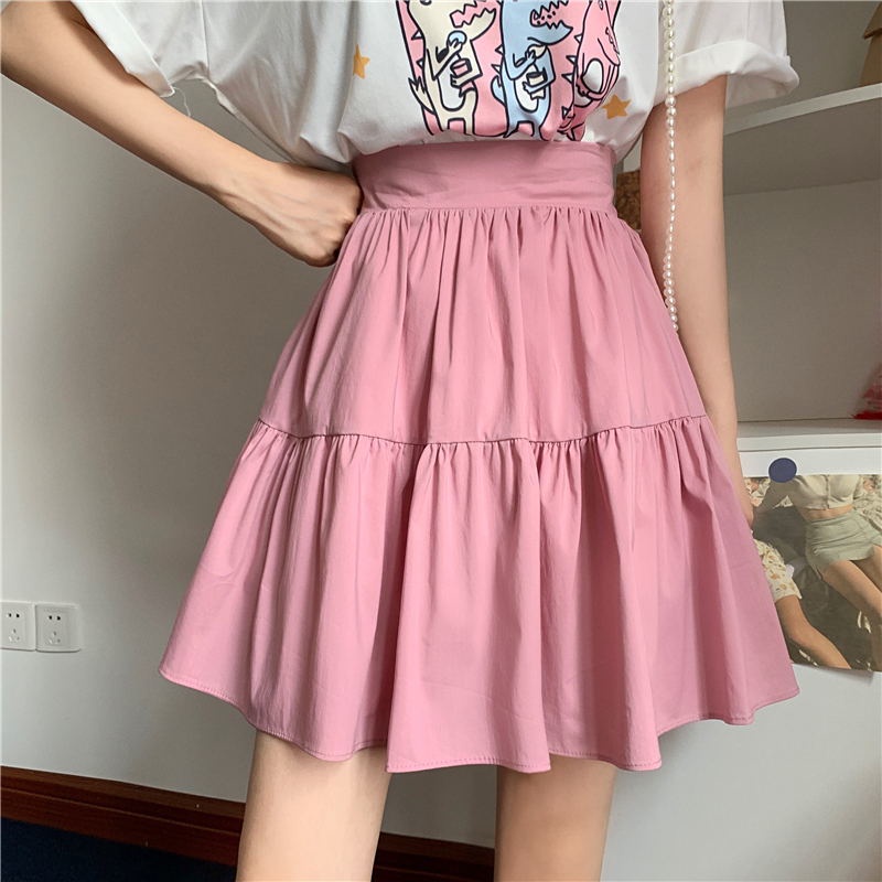 Chân Váy Chữ a Lưng Cao Dáng Ôm Màu Xanh Dương Chống Chói Thời Trang Mùa Hè Hàng Mới Cho Nữ
