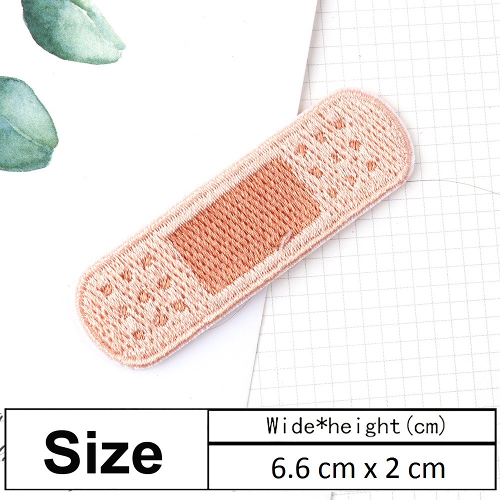 Sticker Ủi Thêu Hình Băng Cá Nhân Dễ Thương