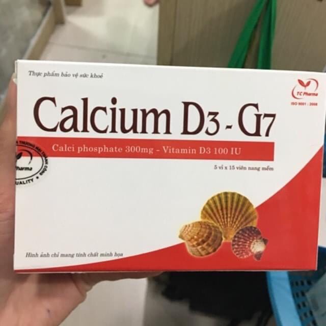 Calcium D3 - G7 bổ sung canxi, sắt, kẽm, magie cho mẹ bầu, cung cấp vitamin cho cơ thể