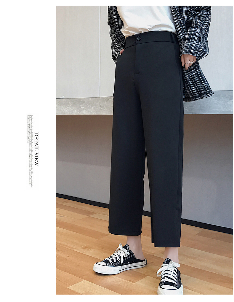 NRVP Quần Tây Lưng Cao Lót Nhung Thời Trang Thu Đông Cho Nữ