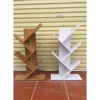 [Mã LIFEBKA5 giảm 10% tối đa 1 Triệu đơn 500k] Kệ sách gỗ hình cây để bàn cao cấp rộng 35cm cao 70cm