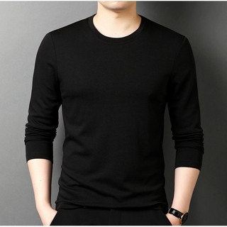 ( FREESHIP * ) Áo phông nam tay dài mặc thu đông, giữ nhiệt, chất cotton co giãn,dáng ôm cao cấp