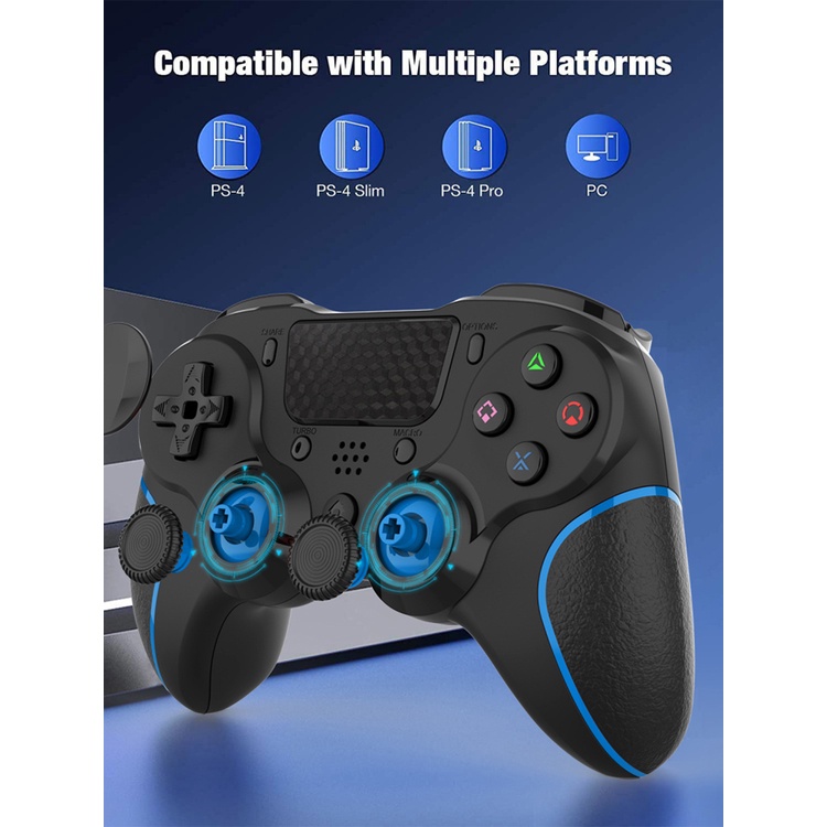 Tay Cầm Chơi Game Tương Thích Bluetooth Tay Cầm Chơi Game Không Dây Áp Dụng Cho Ps4 Tay Cầm Chơi Game Apple Arcade Và Mfi Games Okase