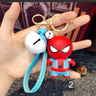 Móc khóa nhện xanh,đỏ.