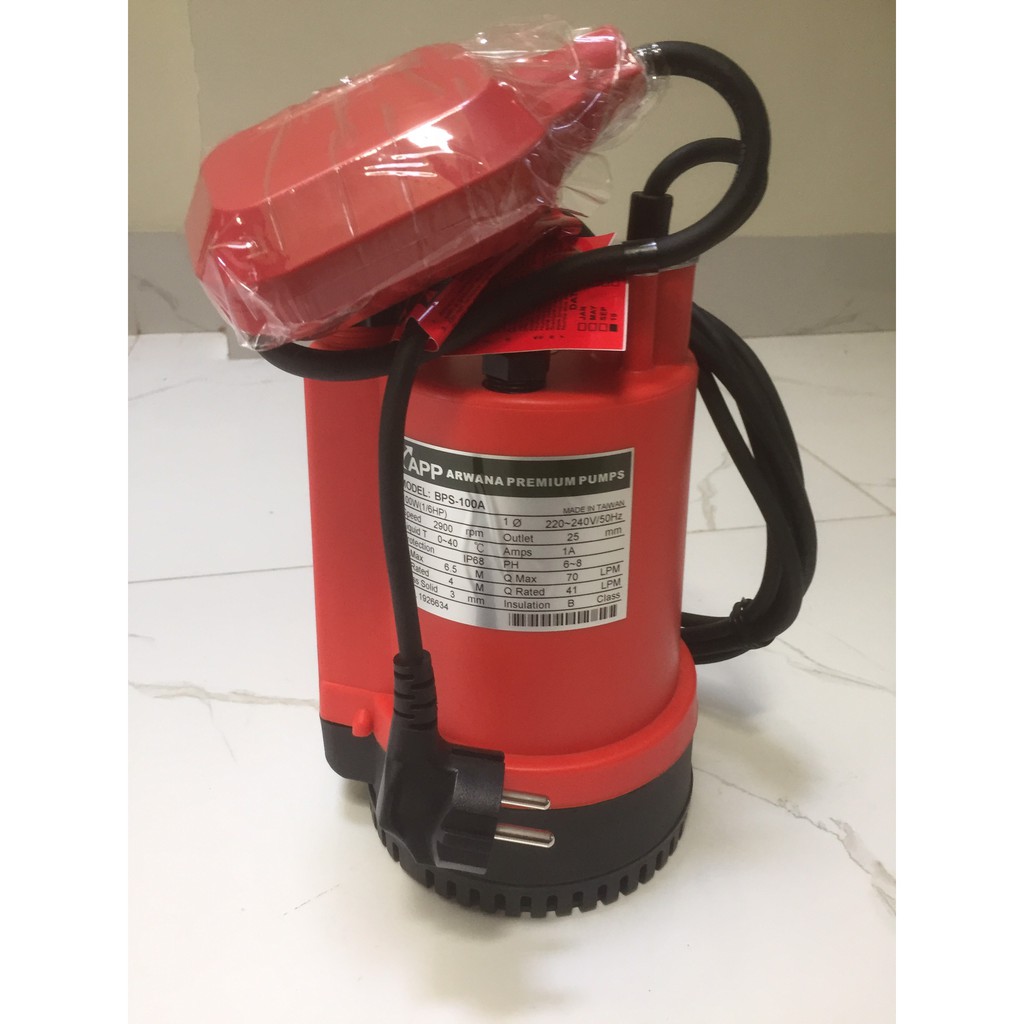 Bơm APP BPS100 - Dòng bơm hút sàn, hồ cá tiết kiệm điện đến từ Taiwan
