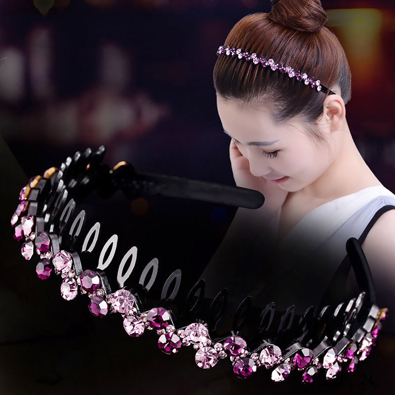 Cài Tóc Đính Đá Thời Trang Thanh Lịch Dành Cho Nữ