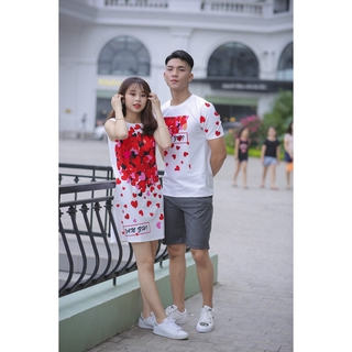 Áo đôi trái tim - áo đôi đẹp nhất mã av054